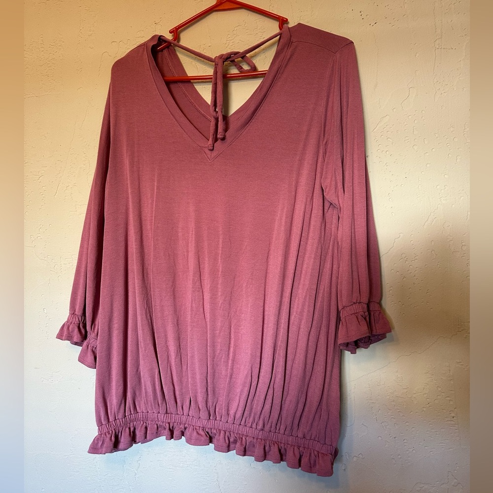Size 10/12 (Large) Ruffled Blouse